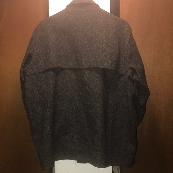 Vintage Wool Woolrich button up Coat - Picture 2 of 7
